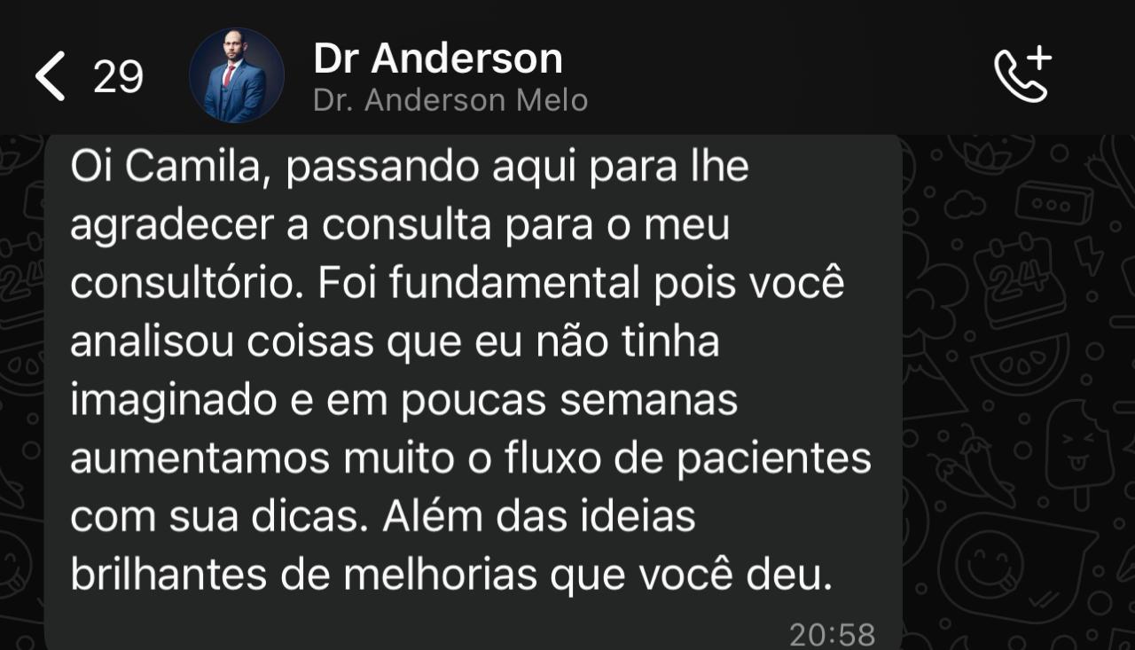 Depoimento de cliente do Método Lume 6